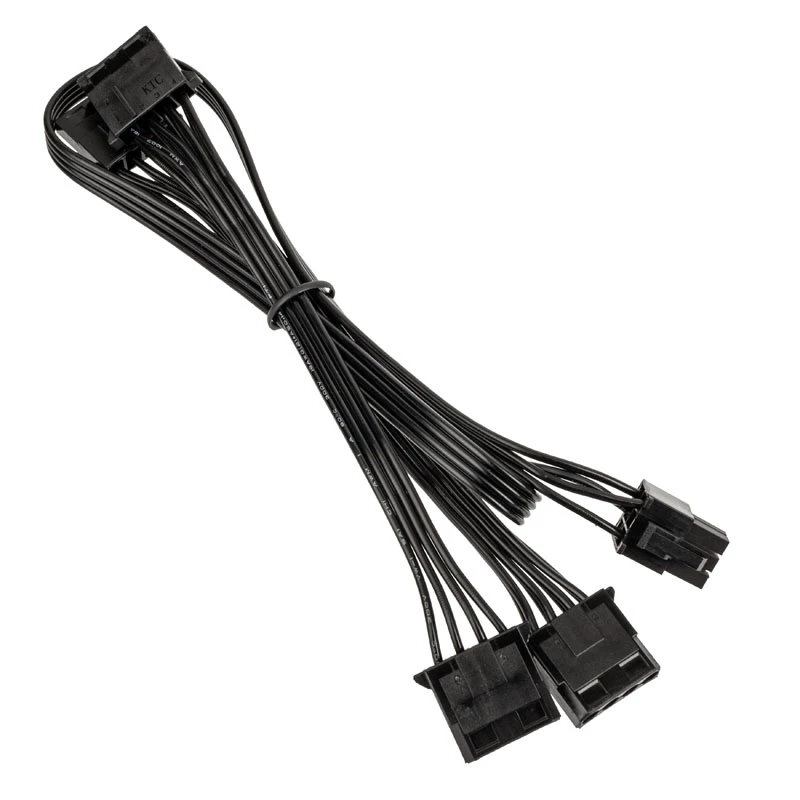 Kolink modulārais kabeļu regulators KL-CBR-PAT — 4× 4-pin Molex modulārais barošanas kabelis