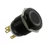 Lamptron LAMP-SW1912L-H pretvandālisma poga 19 mm, Blackline, sarkana