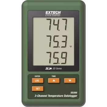 EXTECH SD200 temperatūras datu reģistrators, datu ierakstītājs -100 līdz +1300 °C
