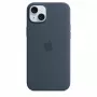 Apple iPhone 15 Plus Silikona Maciņš ar MagSafe - Storm Blue