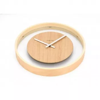 NeXtime Wood Loop sienas pulkstenis 3046, Ø30 cm, koks