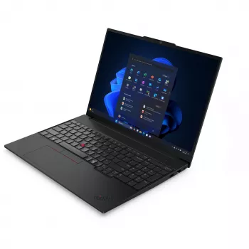 Lenovo ThinkPad E16 Gen 3 (AMD) 21ST004GGE klēpjdators, AMD Ryzen 5 220, 40,6 cm (16 collu) WUXGA 1920 x 1200, 32 GB DDR5, 1 TB SSD NVMe, AMD Radeon 740M, Wi-Fi, Windows 11 Pro, vācu tastatūra, melns