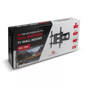 TV stiprinājums MACLEAN MC-789 32–85 collu ekrāniem, VESA 400x200, slīpums, 60 kg, melns