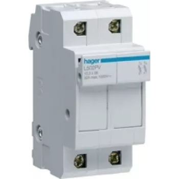 HAGER L502PV Drošinātāja elements 2P 1000V DC L38 2M