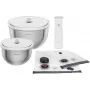 ZWILLING Fresh&Save Bowl Starter Set 9-daļīgs nerūsējošā tērauda vakuuma bļodu komplekts