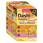 Slapjā kaķu barība INABA Dashi Delights Silky Broth Vistas un laša maisījums, 12 x 40 g paciņas, pilnvērtīga pieaugušo barība