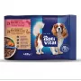 OptiVital sachets - pilnvērtīga pieaugušo suņu barība pīle/liellops 4x85g