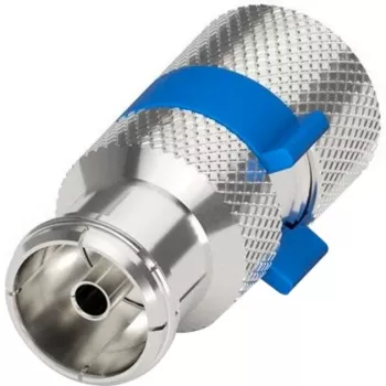IEC/koaksiālā ligzda vienkāršai uzstādīšanai (sudraba/zila, 6,5–8,0 mm)