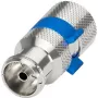 IEC/koaksiālā ligzda vienkāršai uzstādīšanai (sudraba/zila, 6,5–8,0 mm)
