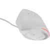 NATEC Crake 2 Pro pele - vertikāla, vadu, USB, optiska, 12800 DPI, balta
