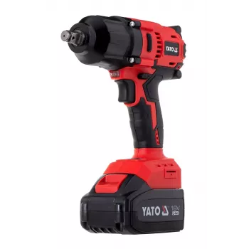 YATO BEZSUKU TRIECIENA UZGRIEŽŅU ATSLĒGA 18V LI-ION 1/2 inch 1x3,0Ah 700Nm