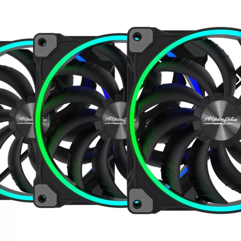 Korpusa ventilators EKL Wing Boost 3 ARGB 140 mm — 3 gabalu komplekts