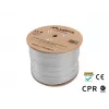 Tīkla kabelis LANBERG LCUF6L-11CU-0305-S U/FTP Cat6a uz ruļļa, 305 m, 23 AWG, 500 MHz, pelēks