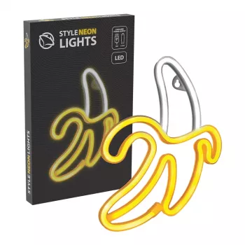 Dekoratīvā neon gaisma MANTA SNL01WHT — spilgts krāsains dizains, sienas akcenta apgaismojums