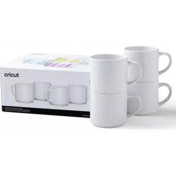 Cricut 2009392 krūze 300 ml Balta 4 gab.