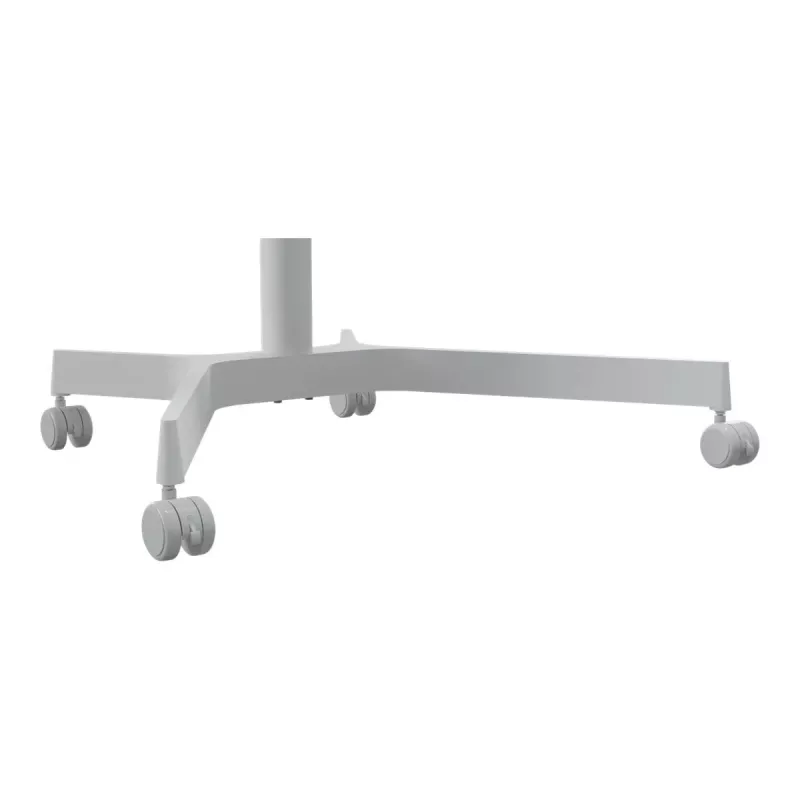 Datorgalda virsma Leitz Square Aluminium White 600x800x750mm