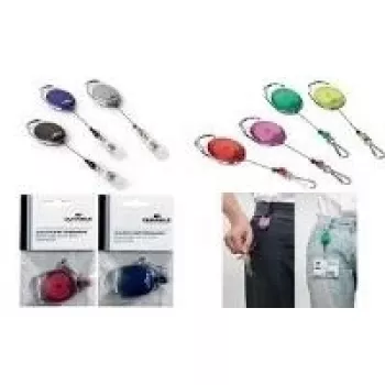 Durable Badge Reel 8327-01 Melns