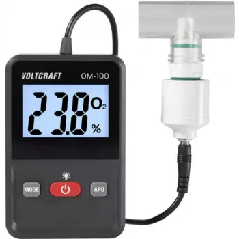 VOLTCRAFT OM-100 Skābekļa mērīšanas instruments 0 - 100% rūpnīcas kalibrēts (bez sertifikāta) (VC-12870870)