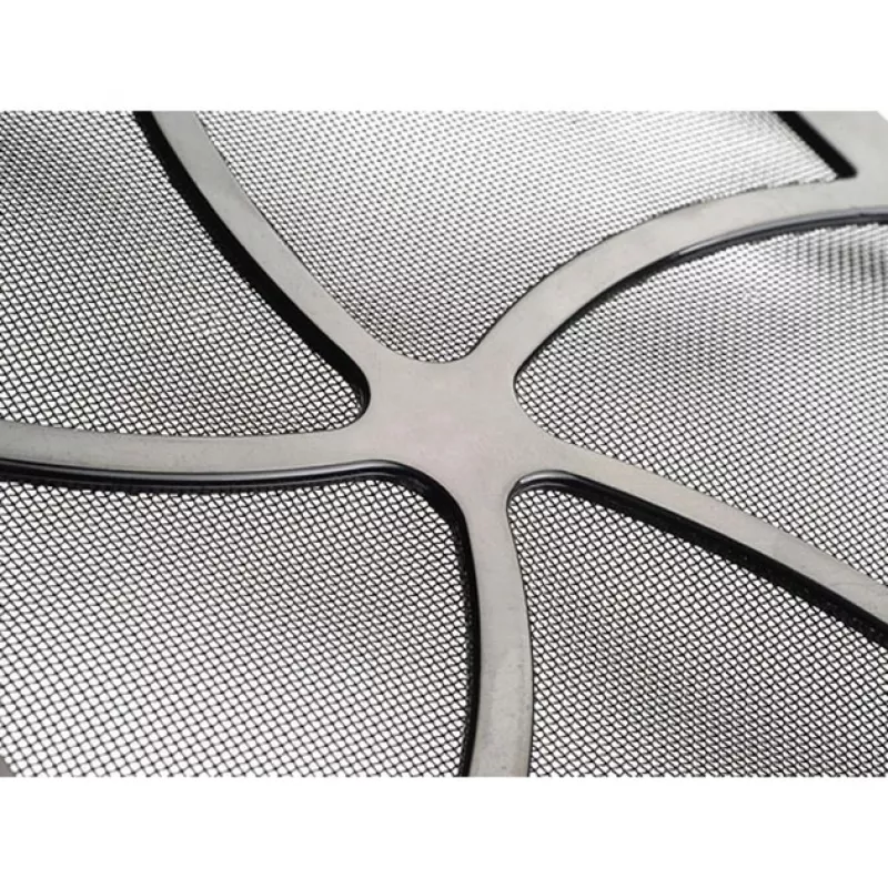 SilverStone FF141B 140 mm putekļu filtrs ar ventilatora restīti, melns