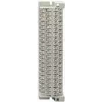 Rutenbeck AsLe B 20 S/L - Savienojuma bloks - 20 pāri ar skrūvju/lodēšanas spailēm - Gaiši pelēks, RAL 7035 (260001)