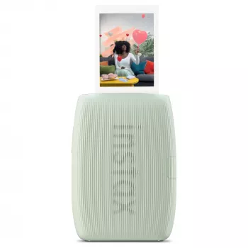 Momentānais printeris Fujifilm Instax Mini Link3 Sage Green — 800×600 DPI, drukā 6,2×4,6 cm, Bluetooth, 0,21 kg
