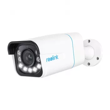 IP drošības kamera Reolink P430 4K (8 MP, 3840×2160, 25 fps, 5x optiskais tālummaiņa, PoE, IP67, MicroSD līdz 256 GB)