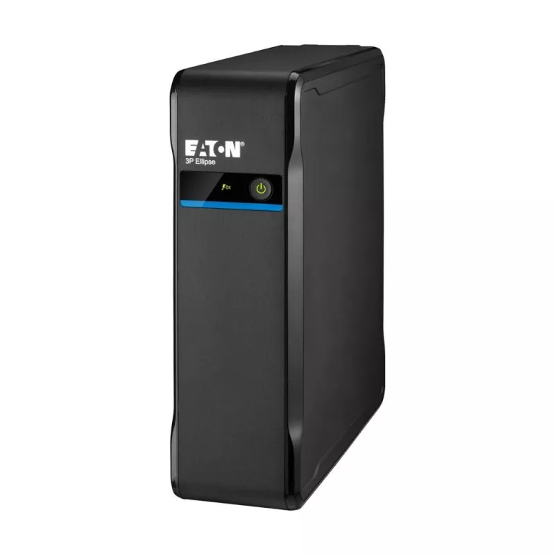 Nepārtrauktās barošanas avots Eaton 3P Ellipse 0.7 kVA (420 W), Standby, 4 AC kontaktligzdas, 7 Ah akumulators, Tornis, Melns