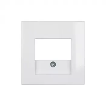 Berker sienas plāksne / slēdža pārsegs 10338919, balta, plastmasa, 1-detaļu