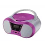 CD radio atskaņotājs LILA2 USB/BT rozā