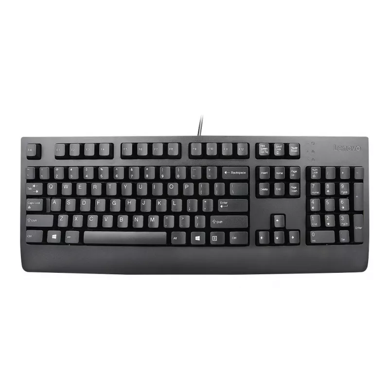 Lenovo 4X30M86918 tastatūra Office USB QWERTY US English Melna