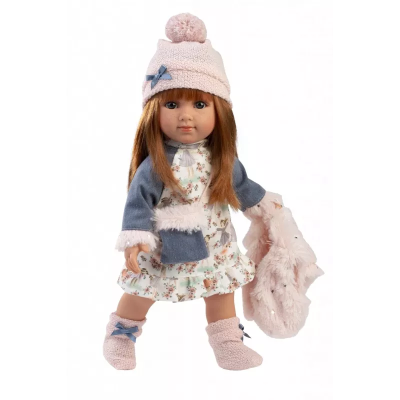 Leļļu Llorens Nicole 35 cm — reālistiskas sejas vaibsti, mīksts ķermenis, mazuļa lelle