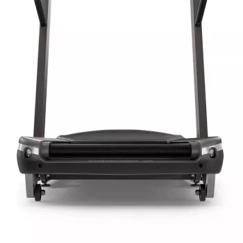 Saliekams elektriskais skrejceļš Horizon Fitness Omega Z-02 — 140×53 cm lente, 20 km/h maks. ātrums, 159 kg slodze, Graphite