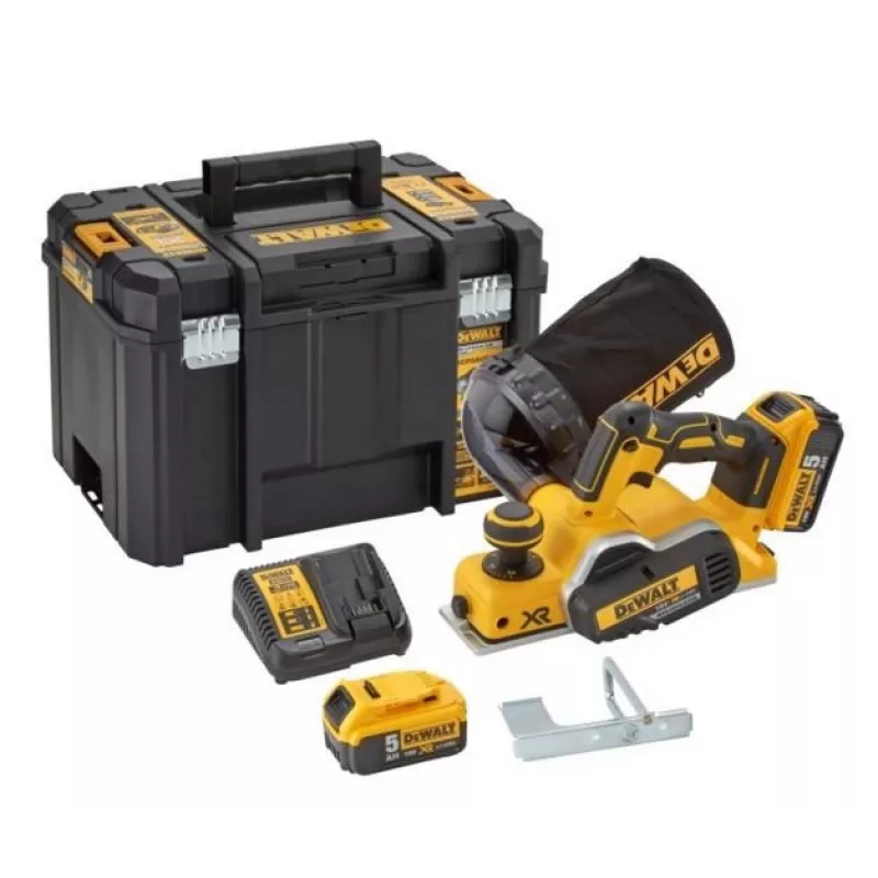 DeWALT DCP580P2 akumulatora rokas ēvelmašīna Melna, Dzeltena 15000 RPM