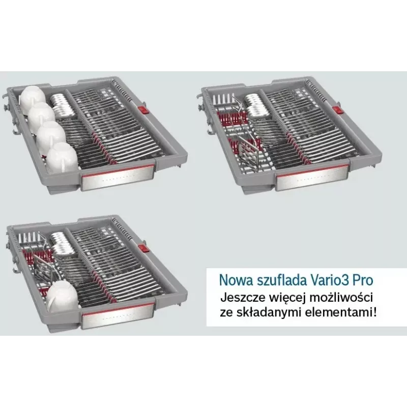 Bosch Serie 6 SPV6ZMX17E trauku mazgājamā mašīna, pilnībā iebūvējama, 10 komplekti
