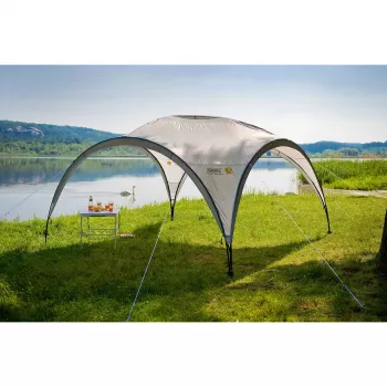 Paviljons pasākumiem Coleman 4,5 x 4,5m (Gaiši pelēks/Pelēks)