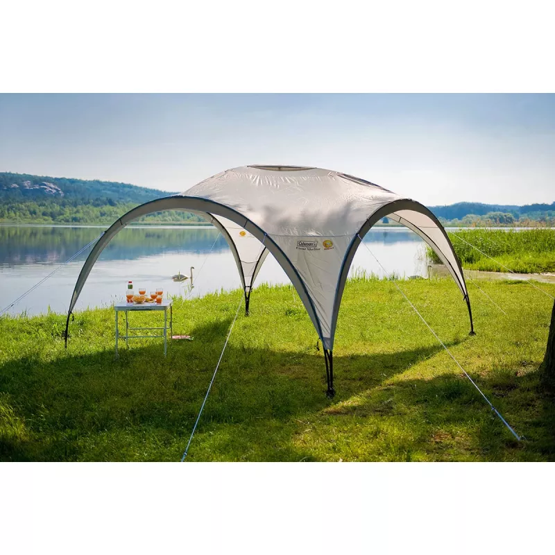 Paviljons pasākumiem Coleman 4,5 x 4,5m (Gaiši pelēks/Pelēks)