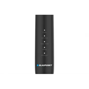 Elektriskā zobu birste BLAUPUNKT DTS201BK — uzlādējama soniskā, melna, 2 min taimeris, iebūvēts akumulators 5V