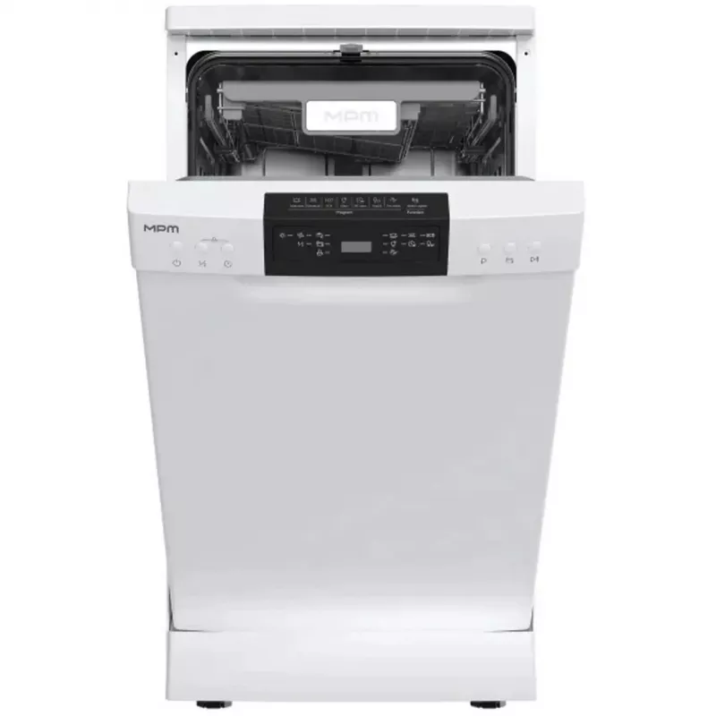 Brīvi stāvoša trauku mazgājamā mašīna MPM MPM-45-ZMF-01, 10 komplekti, 9 L/cikls, 47 dB, 7 programmas