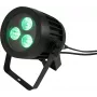 LED PAR gaismeklis EUROLITE 3x8W QCL Spot — 3x8W RGB COB LED, kompakts prožektors