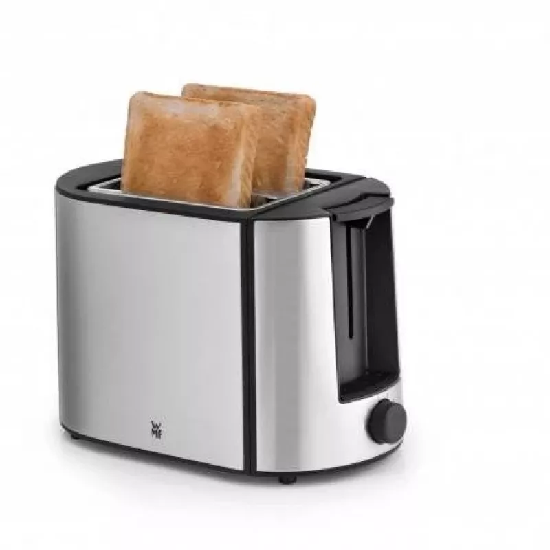 Toasteris WMF Bueno Pro 6 — 2 šķēlēm, 870 W, sudrabs/melns