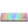 Crystal Shark, Gaming tastatūra balta, DE-izvietojums, KTT