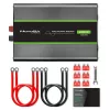 Qoltec Monolith automobiļa invertors 4000 W Melns