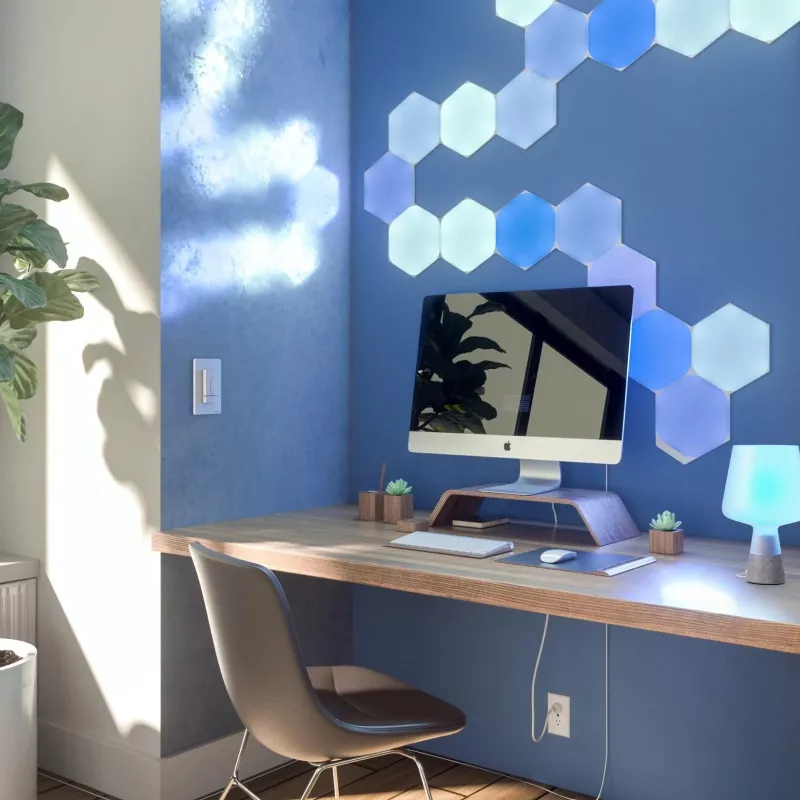 Bezvadu viedais slēdzis Nanoleaf N4400C02-1BUT — ar bateriju darbināms, pielāgojama vadība viedajām gaismām un ierīcēm