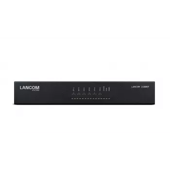 LANCOM 2100EF - SD-WAN vārteja ar šķiedru un Ethernet - 1GbE, 2.5GbE - 1U - mākoņpārvaldīta - galda/plaukta montāža (61109)
