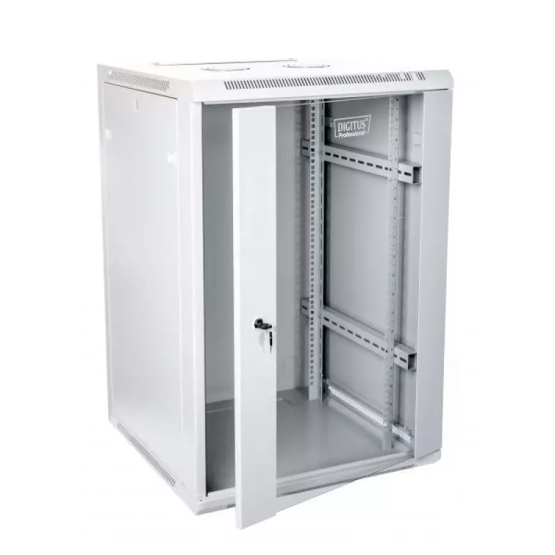 Digitus DN-W19 18U/600 brīvi stāvošs skapis 19 inch pelēks