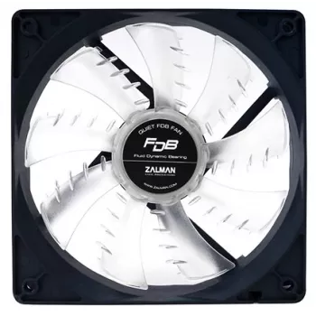 Zalman ZM-F3 FDB(SF) dzesēšanas sistēma datora korpusa ventilators 12 cm Melns, Caurspīdīgs