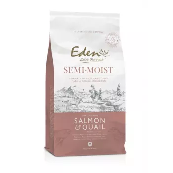 EDEN Semi-Moist Salmon & Quail - daļēji mitra suņu barība - 10 kg