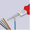 KNIPEX 30 35 160 - Knaibles ar garu snīpi - 2,5 mm - 4,1 cm - Tērauds - Zils/sarkans - 16 cm