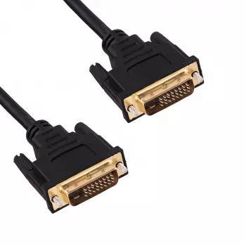 Akyga AK-AV-06 DVI-D Dual Link (24+1) kabelis, spraudnis–spraudnis, 1,8 m, melns