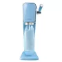 Gāzētājs SODASTREAM Art Blue Steel — 1 L plastmasas pudele, 60 L oglekļa dioksīda baloniņš, 173×245×430 mm